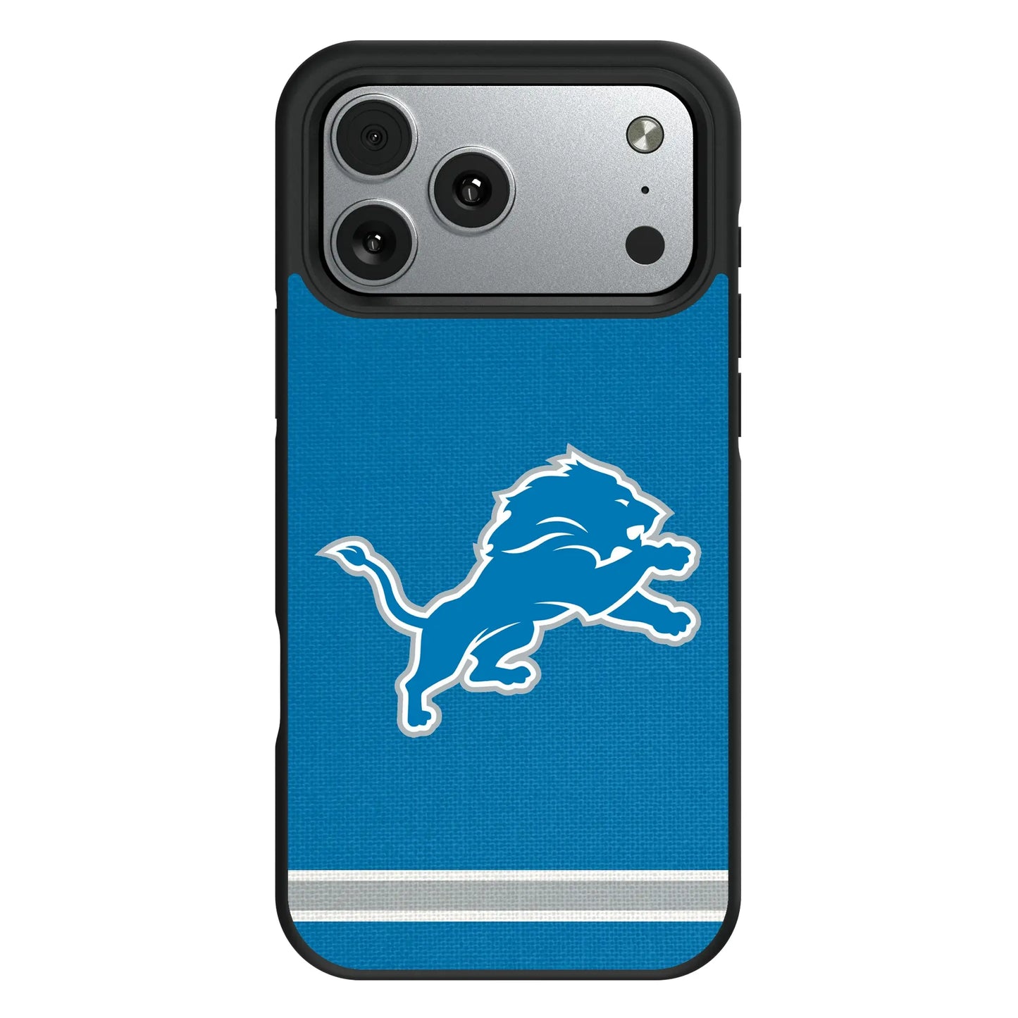 Detroit Lions Stripe Bump Phone Case for Apple iPhone