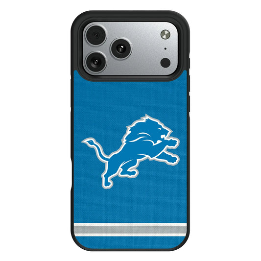Detroit Lions Stripe Bump Phone Case for Apple iPhone