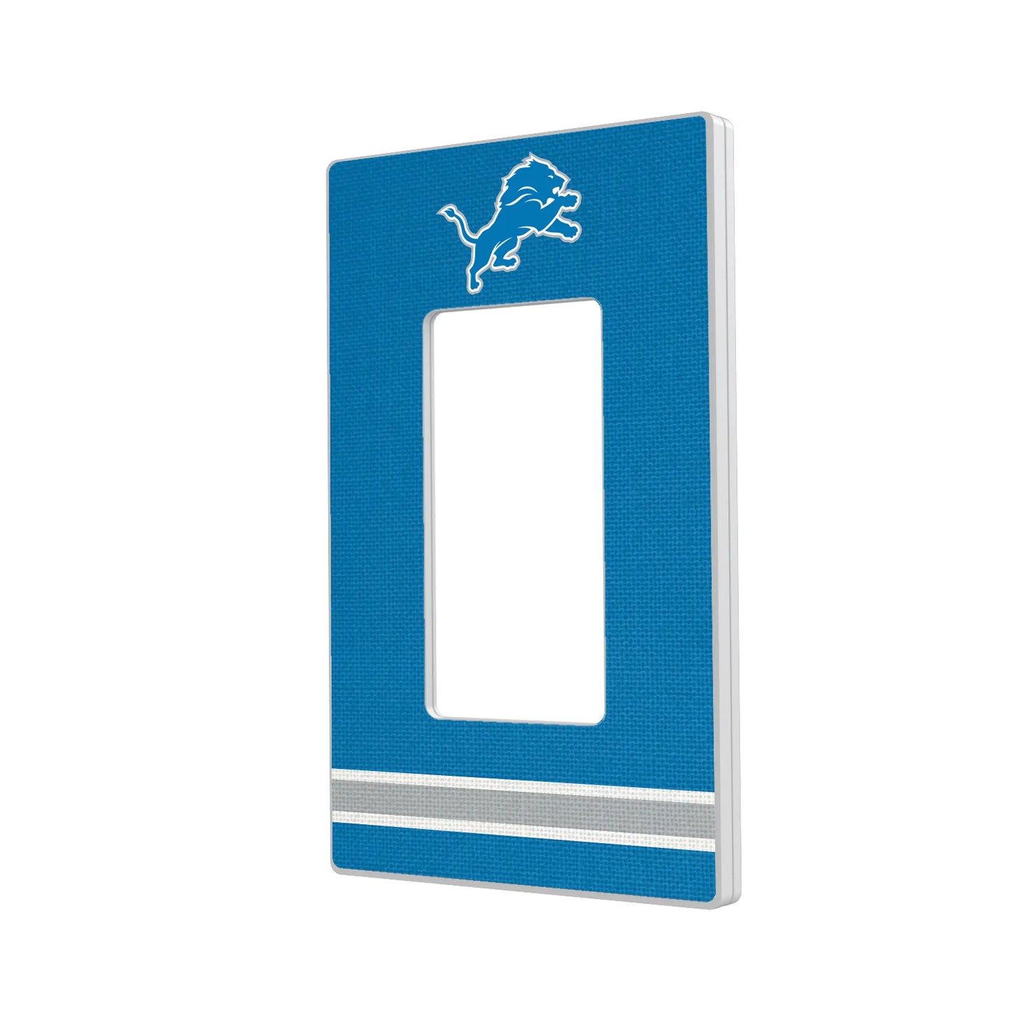 Detroit Lions Stripe Hidden-Screw Light Switch Plate