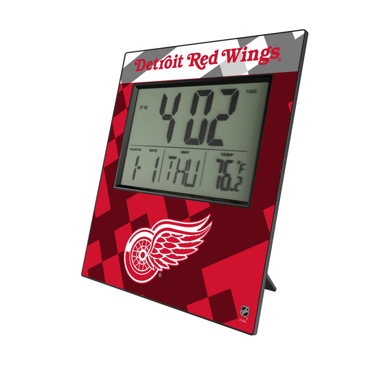 Detroit Red Wings Color Block Wall Clock