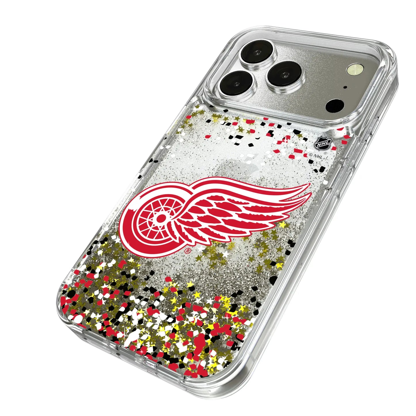 Detroit Red Wings Confetti Glitter Phone Case for Apple iPhone