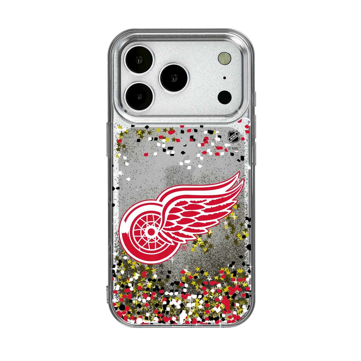 Detroit Red Wings Confetti Glitter Phone Case for Apple iPhone