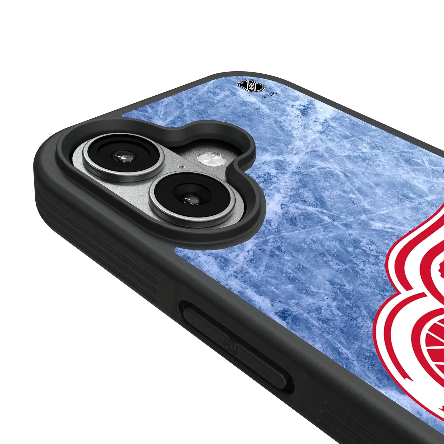 Detroit Red Wings Ice Wordmark Bump Phone Case for Apple iPhone
