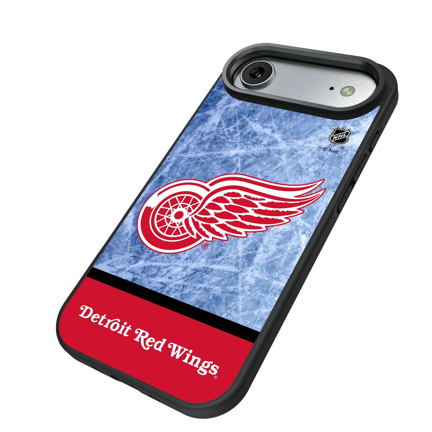 Detroit Red Wings Ice Wordmark Bump Phone Case for Apple iPhone