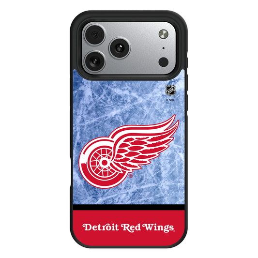 Detroit Red Wings Ice Wordmark Bump Phone Case for Apple iPhone