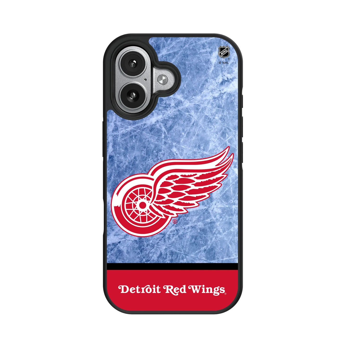 Detroit Red Wings Ice Wordmark Bump Phone Case for Apple iPhone