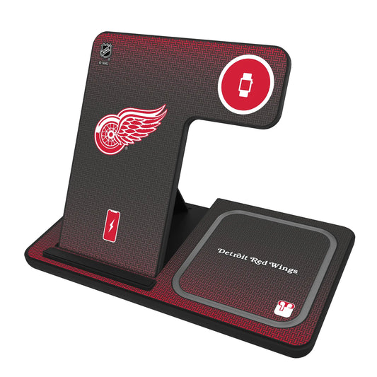 Detroit Red Wings Linen 3 in 1 Charging Station
