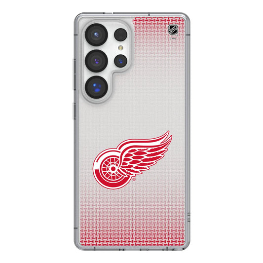 Detroit Red Wings Linen Clear Phone Case for Samsung Galaxy