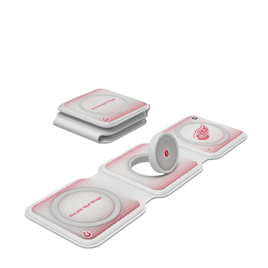 Detroit Red Wings Linen Foldable 3 in 1 Charger