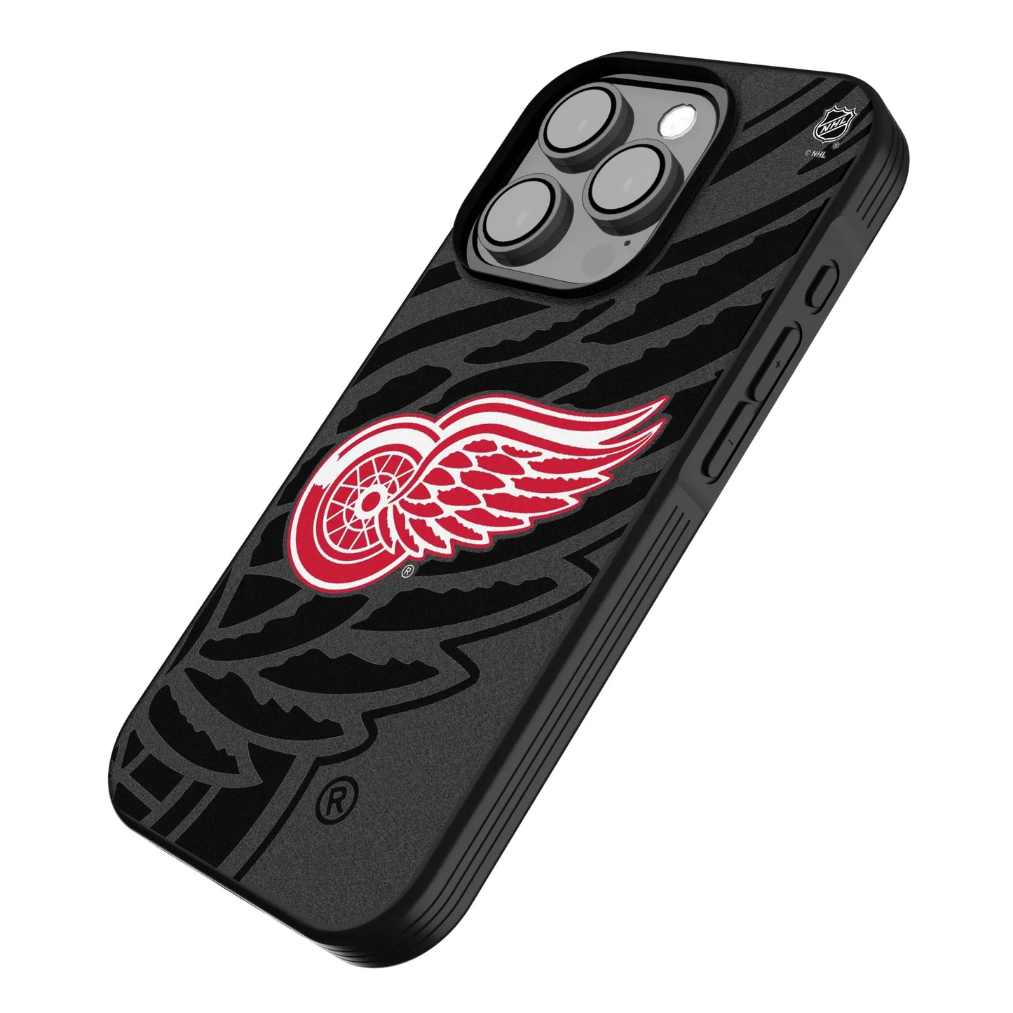 Detroit Red Wings Monocolor Tilt Bump Phone Case for Apple iPhone