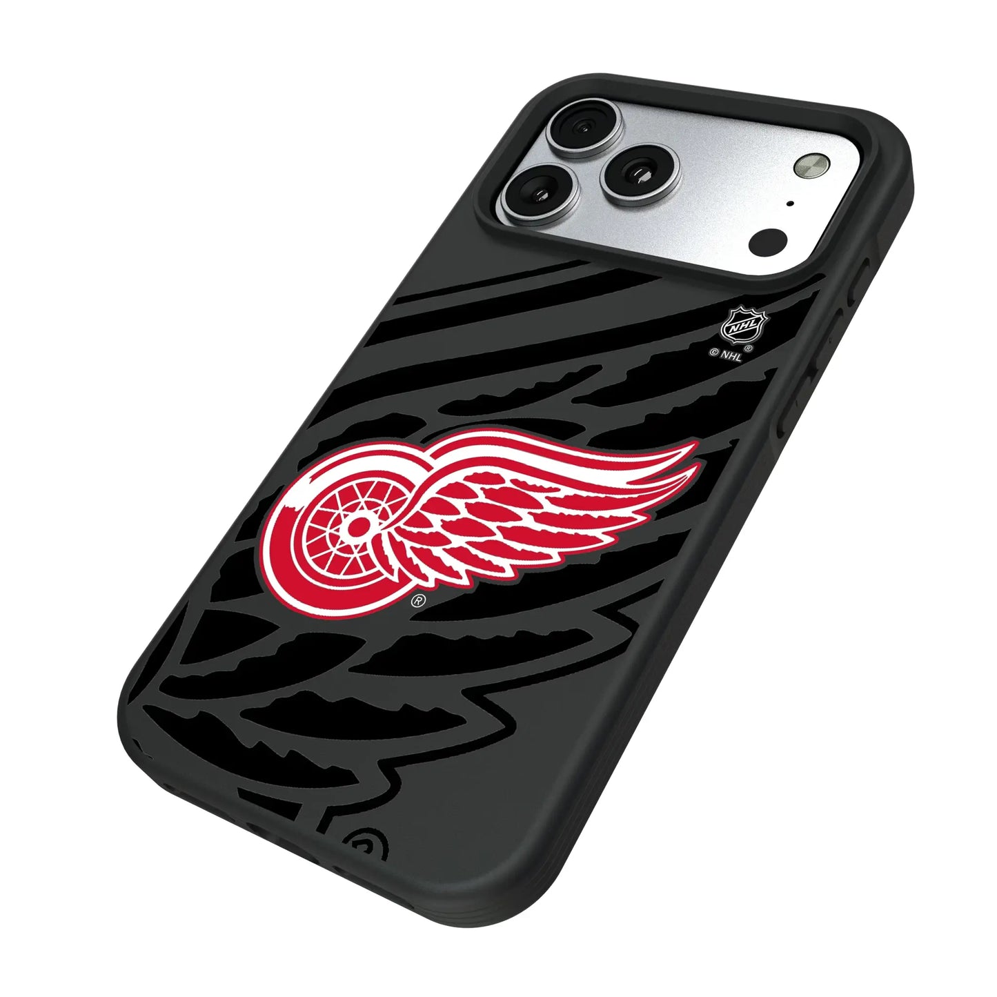Detroit Red Wings Monocolor Tilt Bump Phone Case for Apple iPhone
