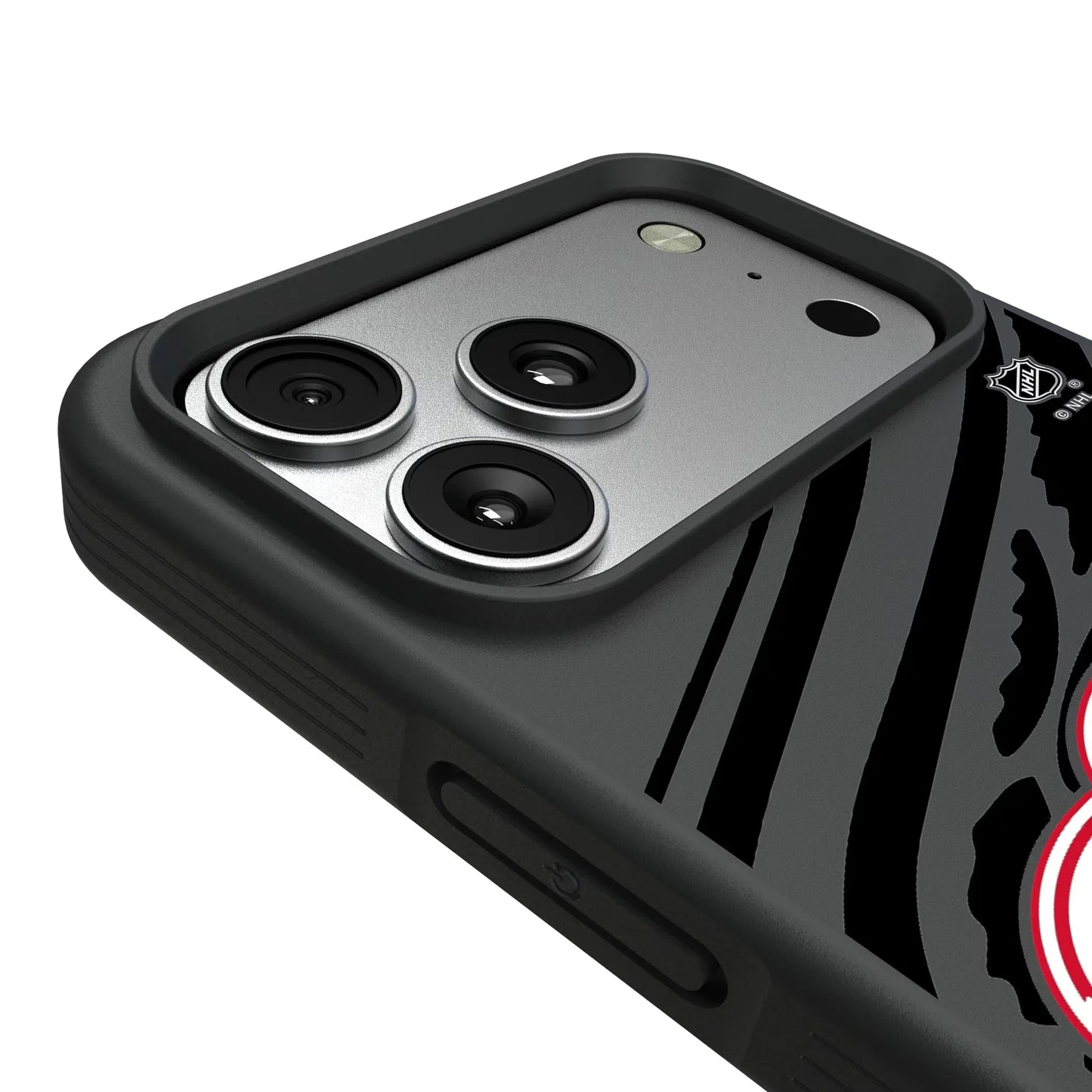 Detroit Red Wings Monocolor Tilt Bump Phone Case for Apple iPhone