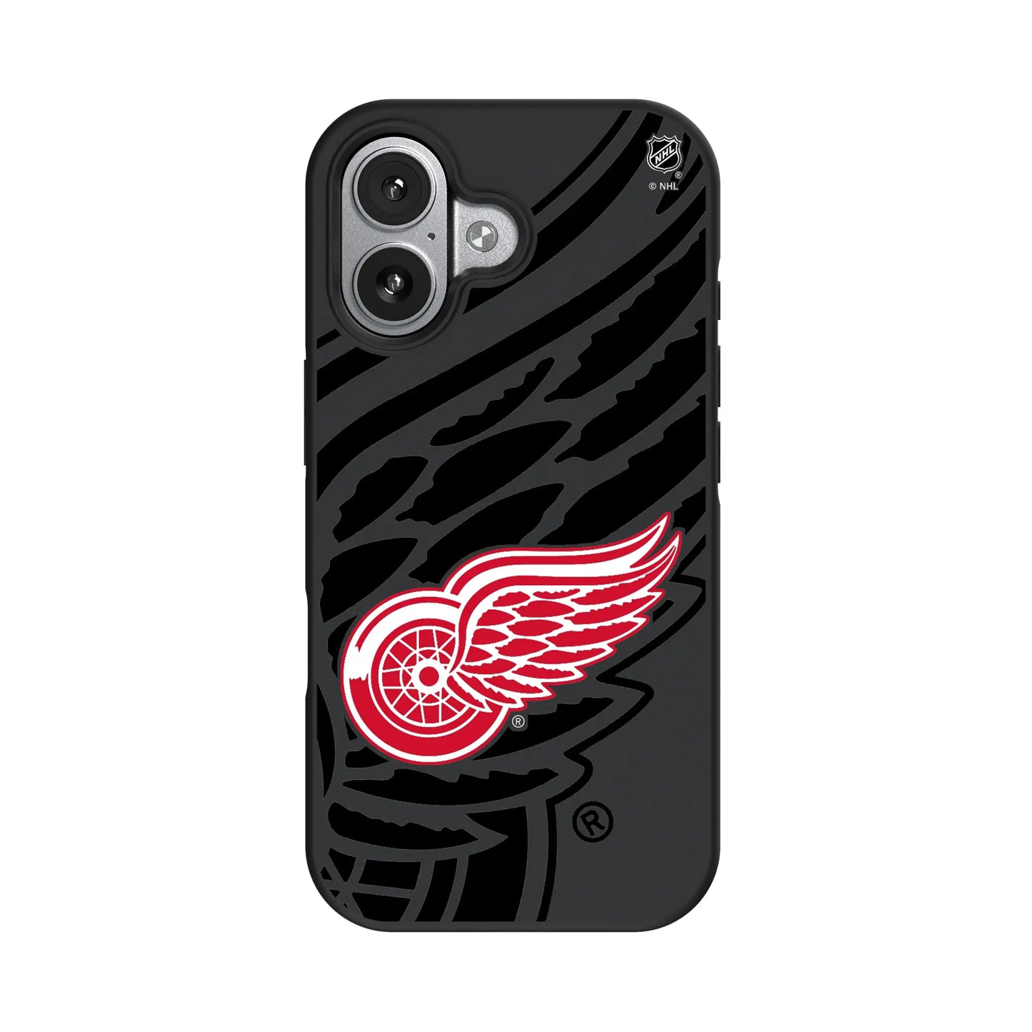 Detroit Red Wings Monocolor Tilt Bump Phone Case for Apple iPhone