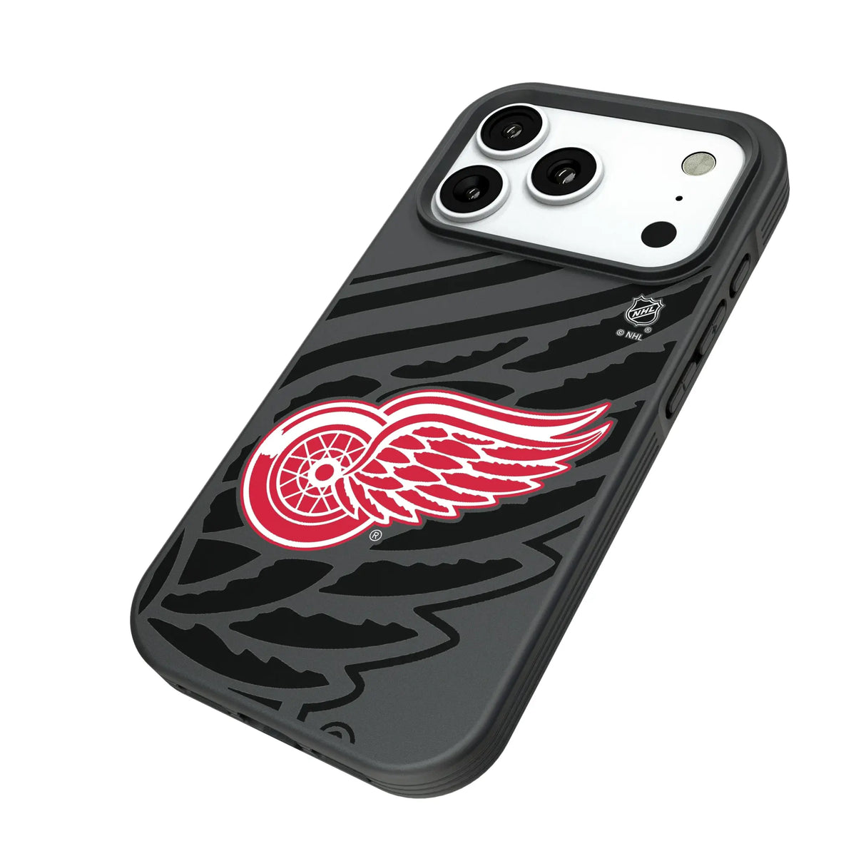 Detroit Red Wings Monocolor Tilt Bump Phone Case for Apple iPhone
