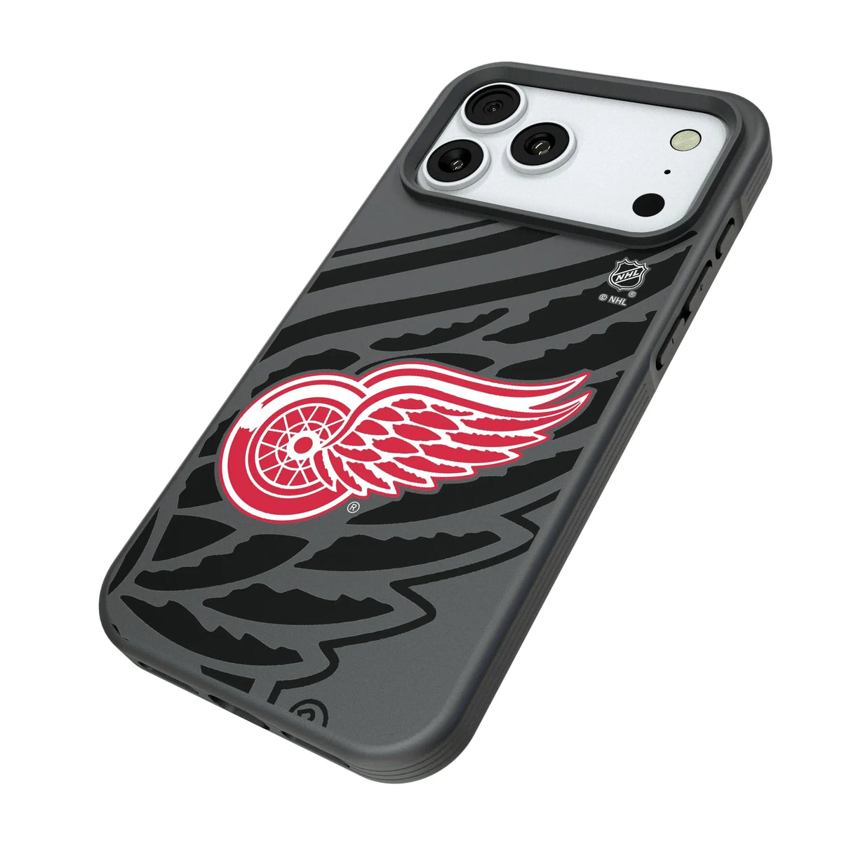 Detroit Red Wings Monocolor Tilt Bump Phone Case for Apple iPhone
