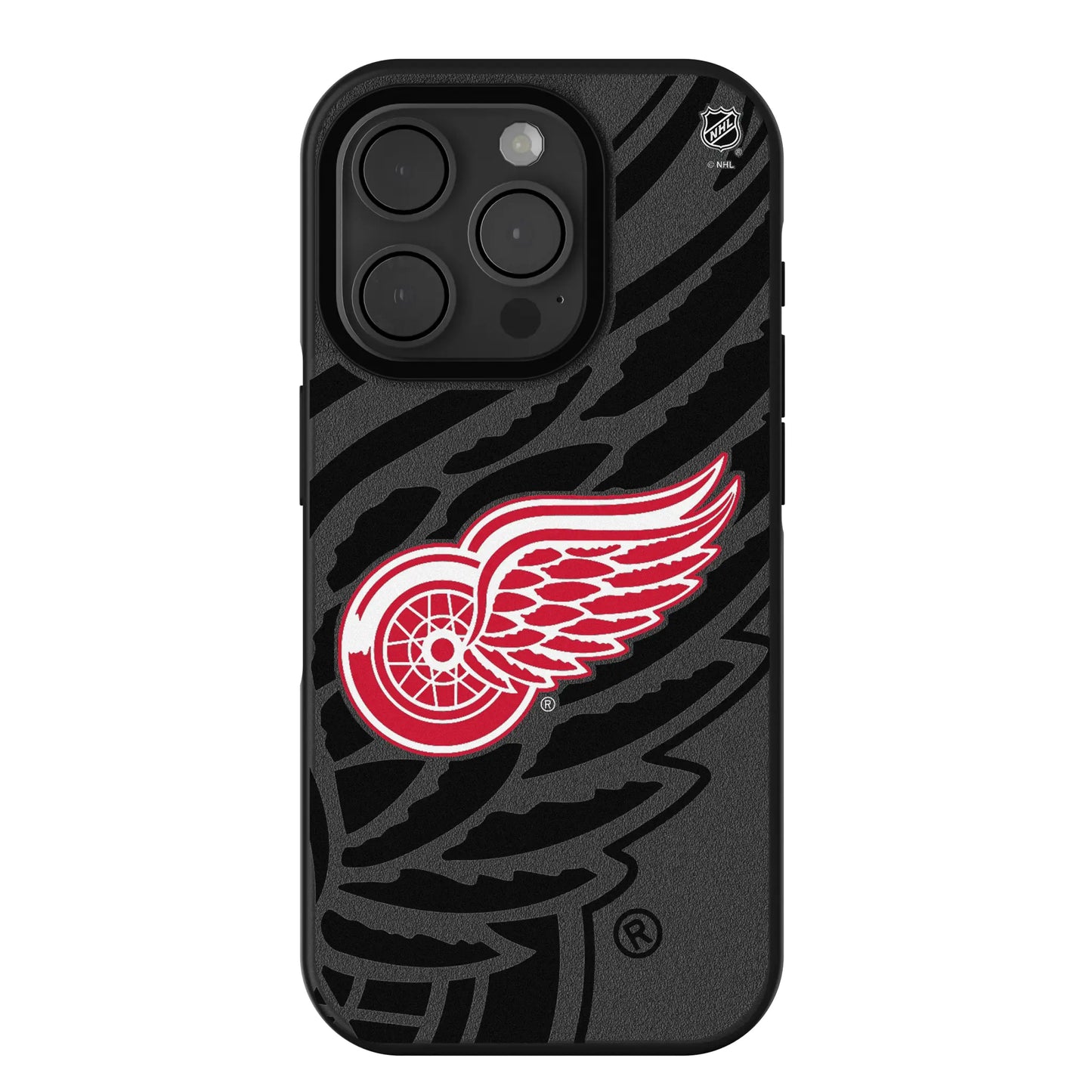 Detroit Red Wings Monocolor Tilt Bump Phone Case for Apple iPhone