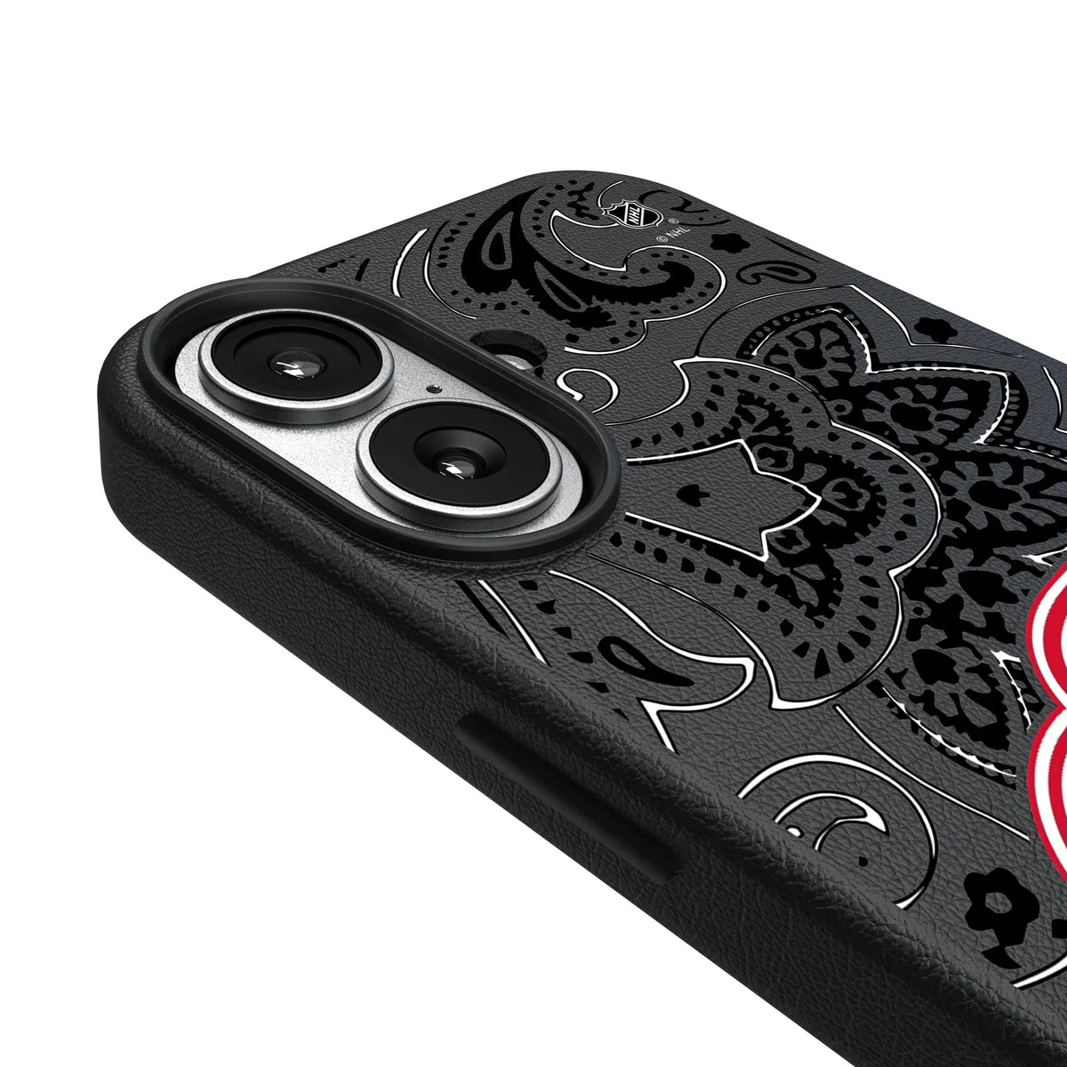 Detroit Red Wings Paisley MagSafe Compatible Phone Case for Apple iPhone