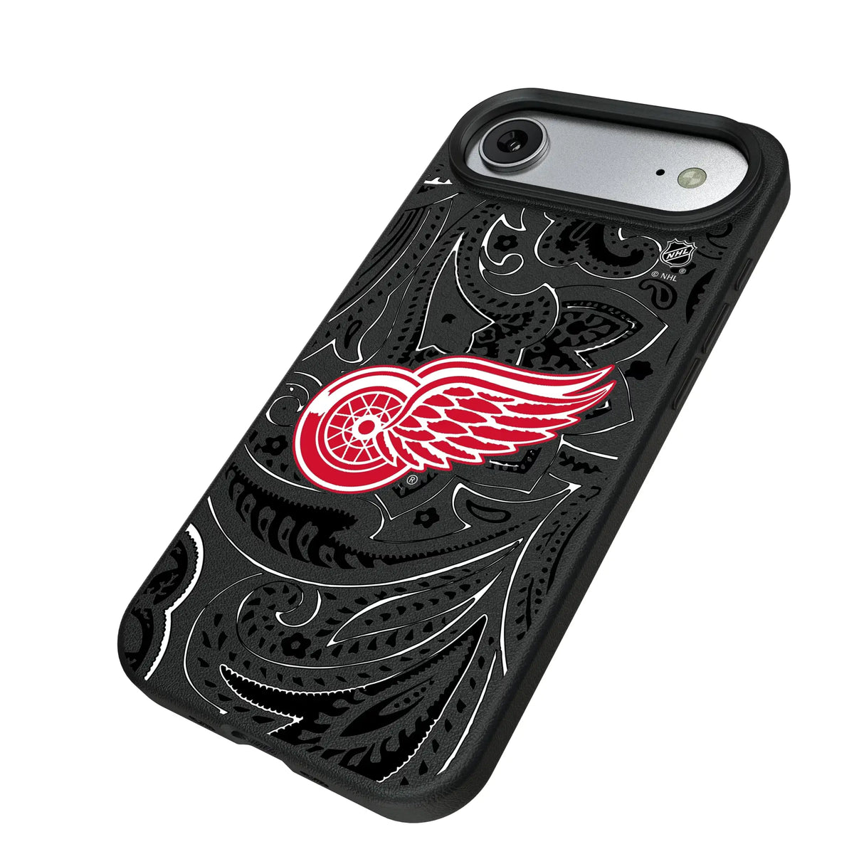 Detroit Red Wings Paisley MagSafe Compatible Phone Case for Apple iPhone