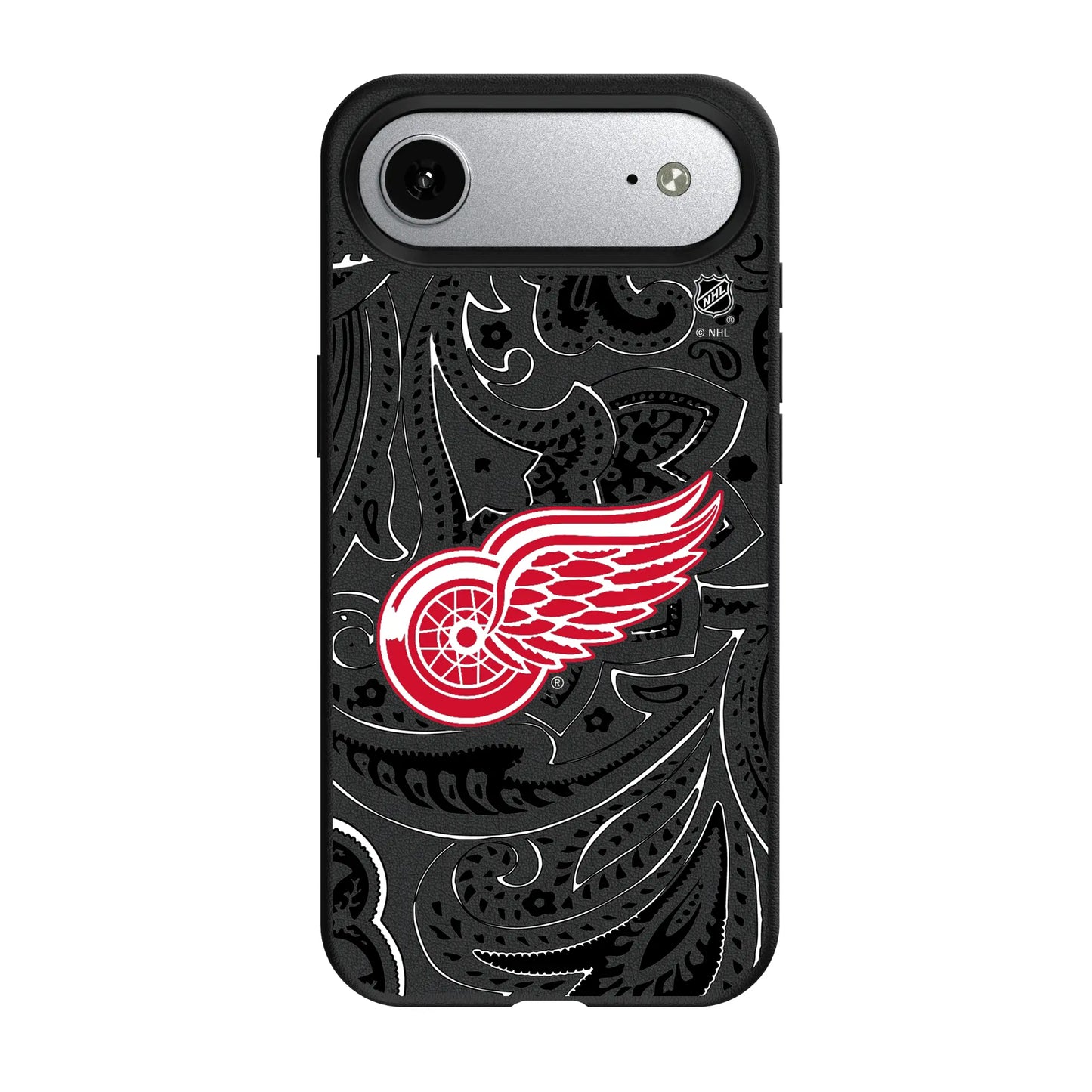Detroit Red Wings Paisley MagSafe Compatible Phone Case for Apple iPhone