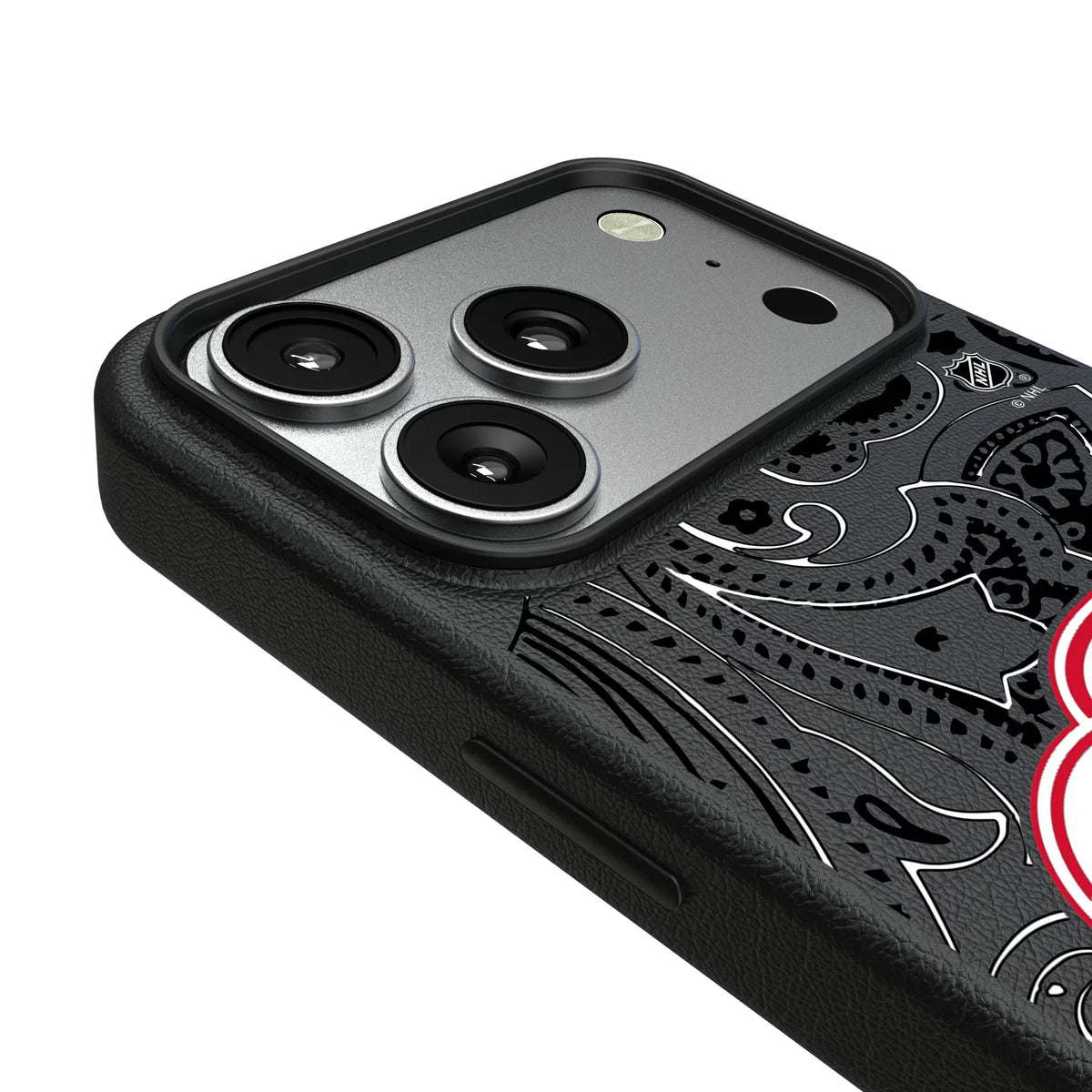 Detroit Red Wings Paisley MagSafe Compatible Phone Case for Apple iPhone