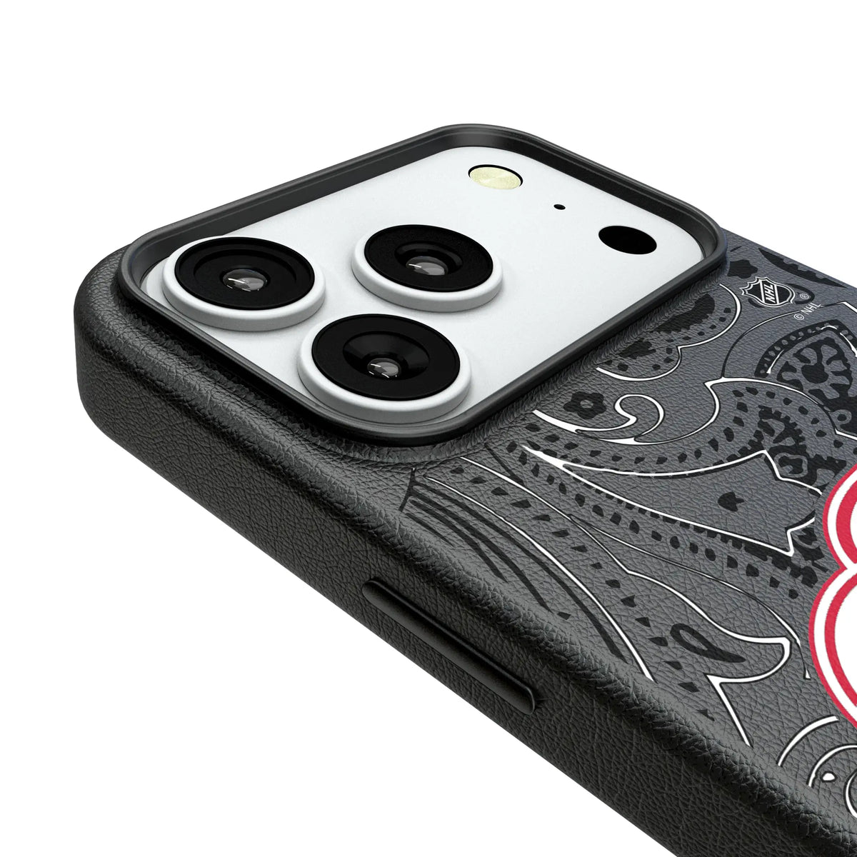 Detroit Red Wings Paisley MagSafe Compatible Phone Case for Apple iPhone