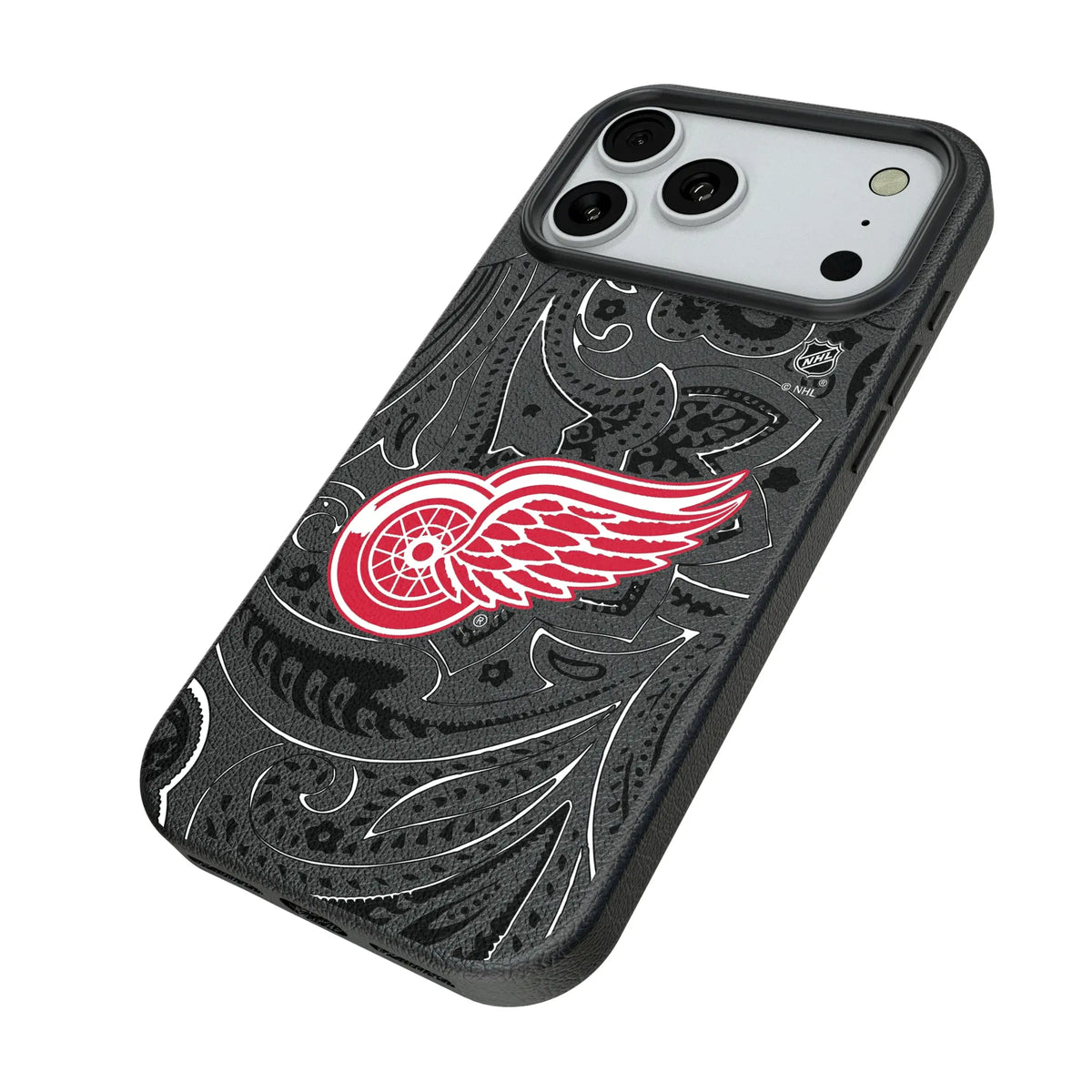Detroit Red Wings Paisley MagSafe Compatible Phone Case for Apple iPhone