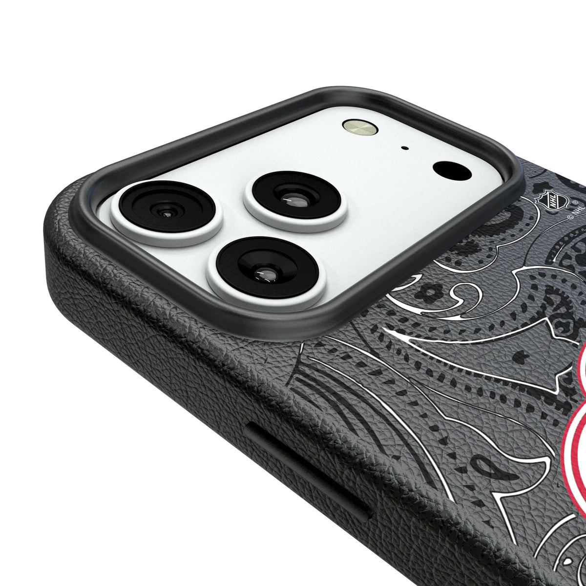 Detroit Red Wings Paisley MagSafe Compatible Phone Case for Apple iPhone