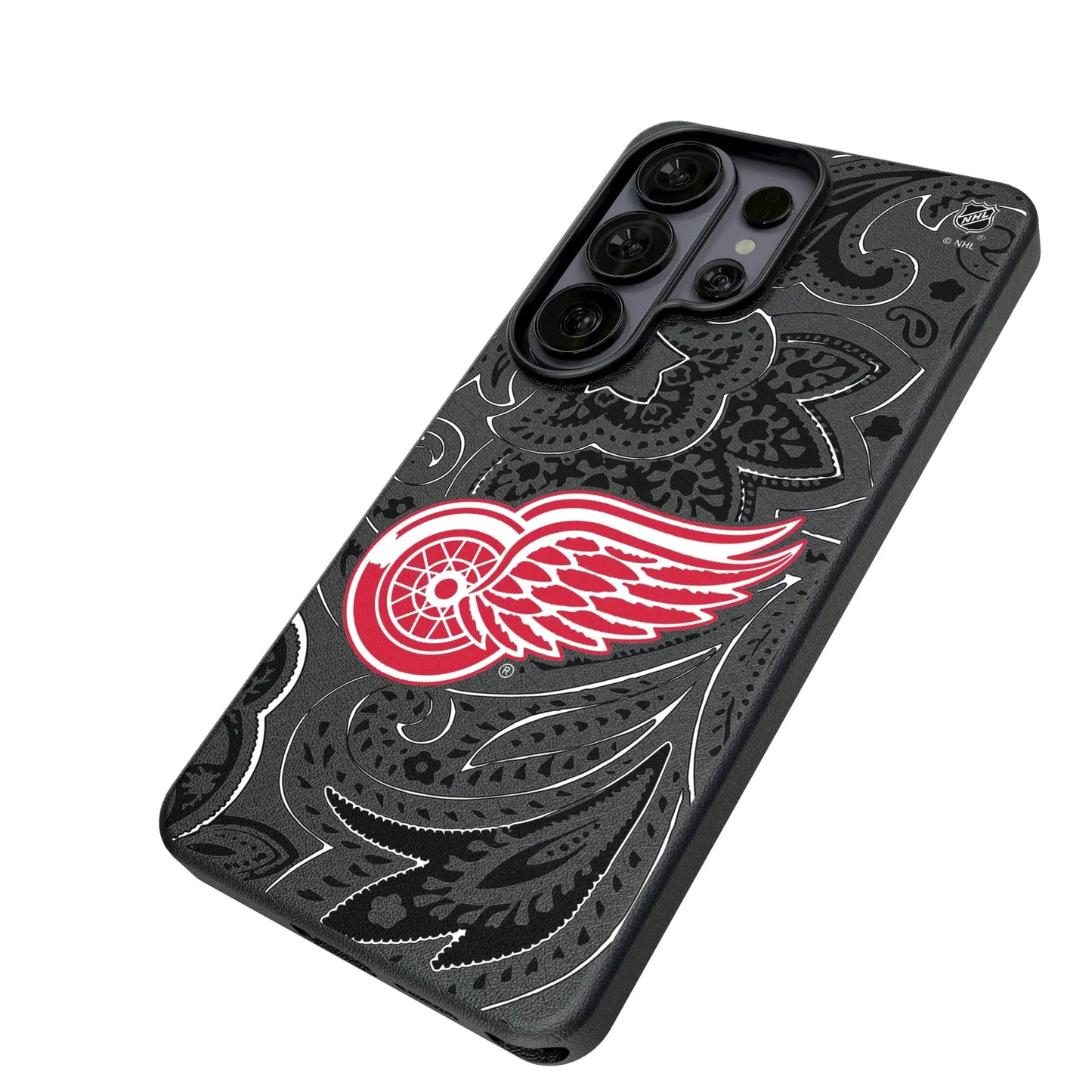 Detroit Red Wings Paisley MagSafe Compatible Phone Case for Samsung Galaxy