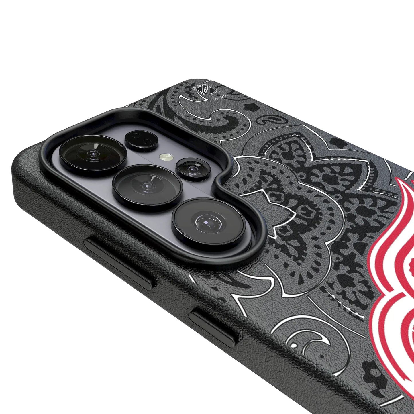 Detroit Red Wings Paisley MagSafe Compatible Phone Case for Samsung Galaxy