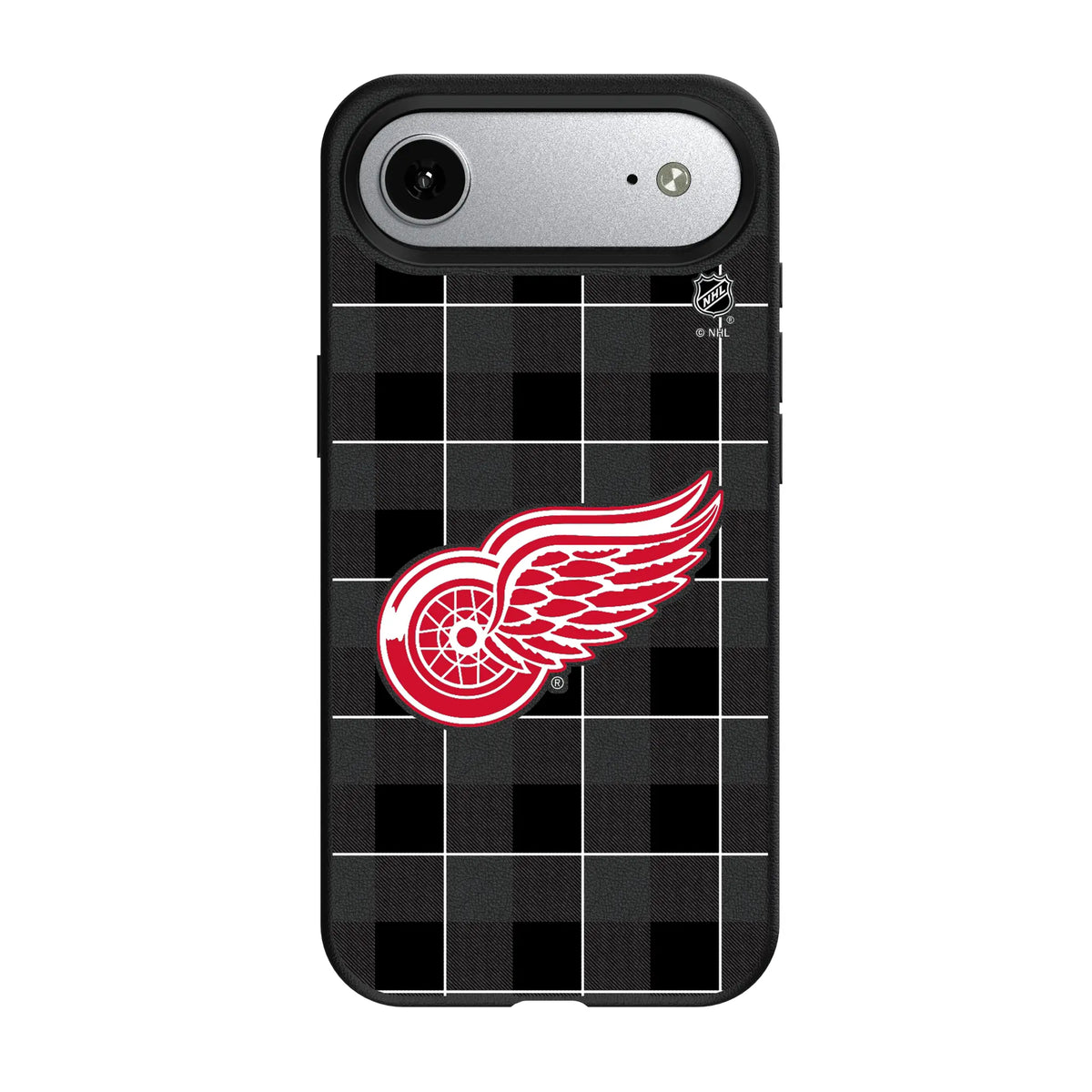 Detroit Red Wings Plaid MagSafe Compatible Phone Case for Apple iPhone