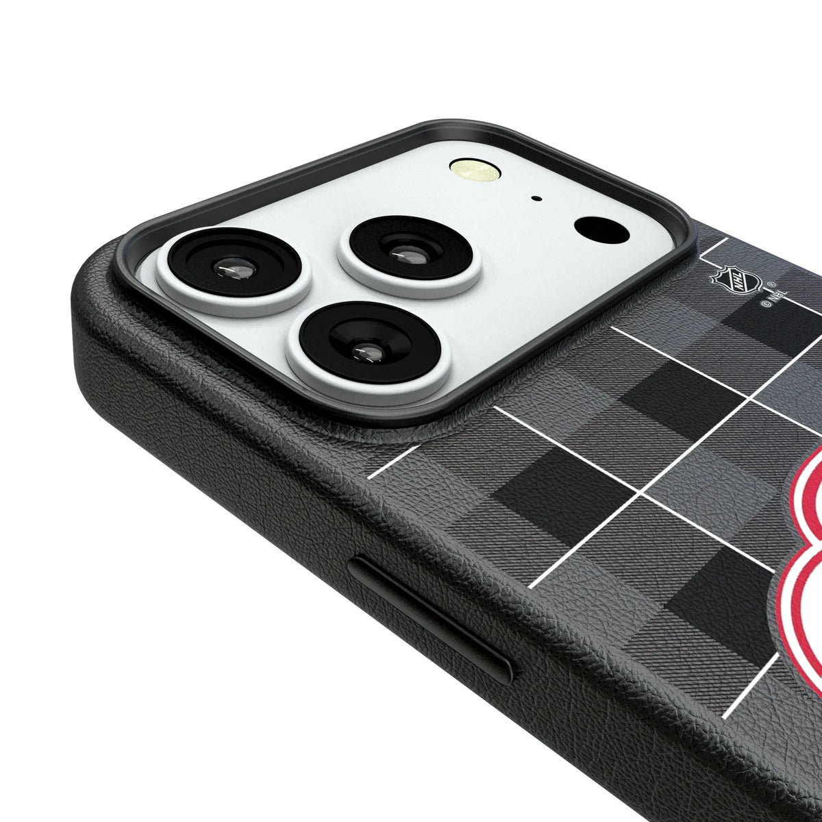 Detroit Red Wings Plaid MagSafe Compatible Phone Case for Apple iPhone
