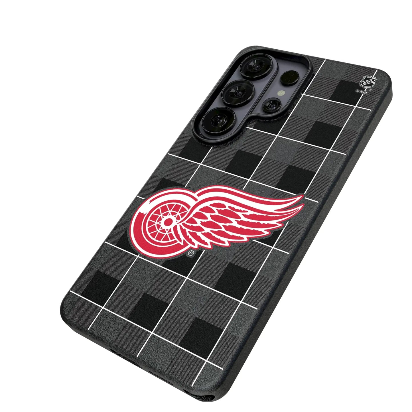 Detroit Red Wings Plaid MagSafe Compatible Phone Case for Samsung Galaxy