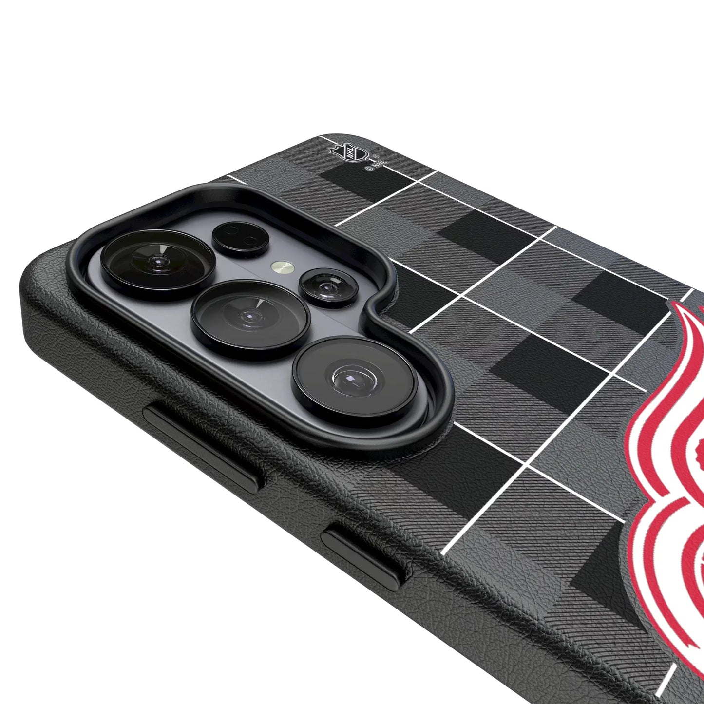 Detroit Red Wings Plaid MagSafe Compatible Phone Case for Samsung Galaxy