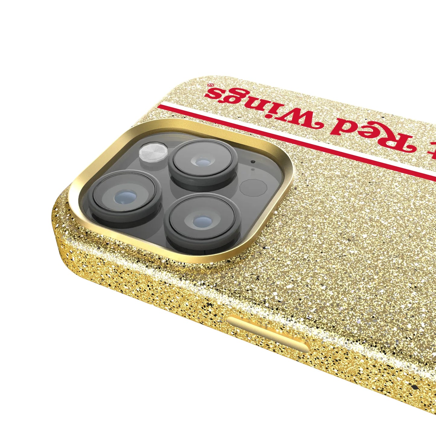 Detroit Red Wings Sidebar Bling Phone Case for Apple iPhone