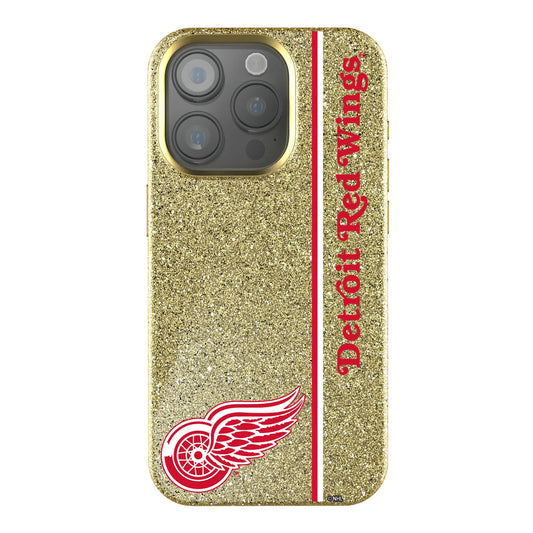 Detroit Red Wings Sidebar Bling Phone Case for Apple iPhone