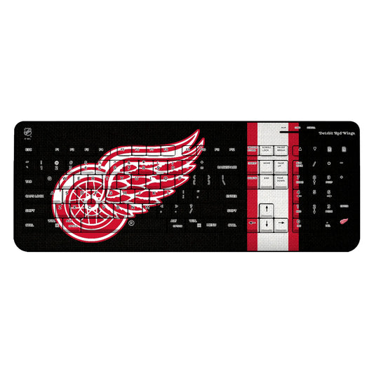 Detroit Red Wings Stripe Wireless USB Keyboard