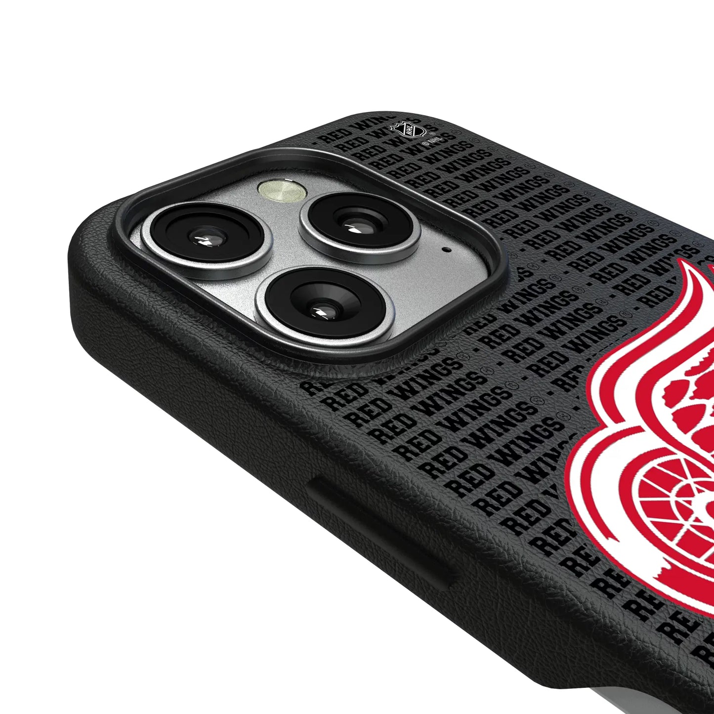Detroit Red Wings Text Backdrop MagSafe Compatible Phone Case for Apple iPhone