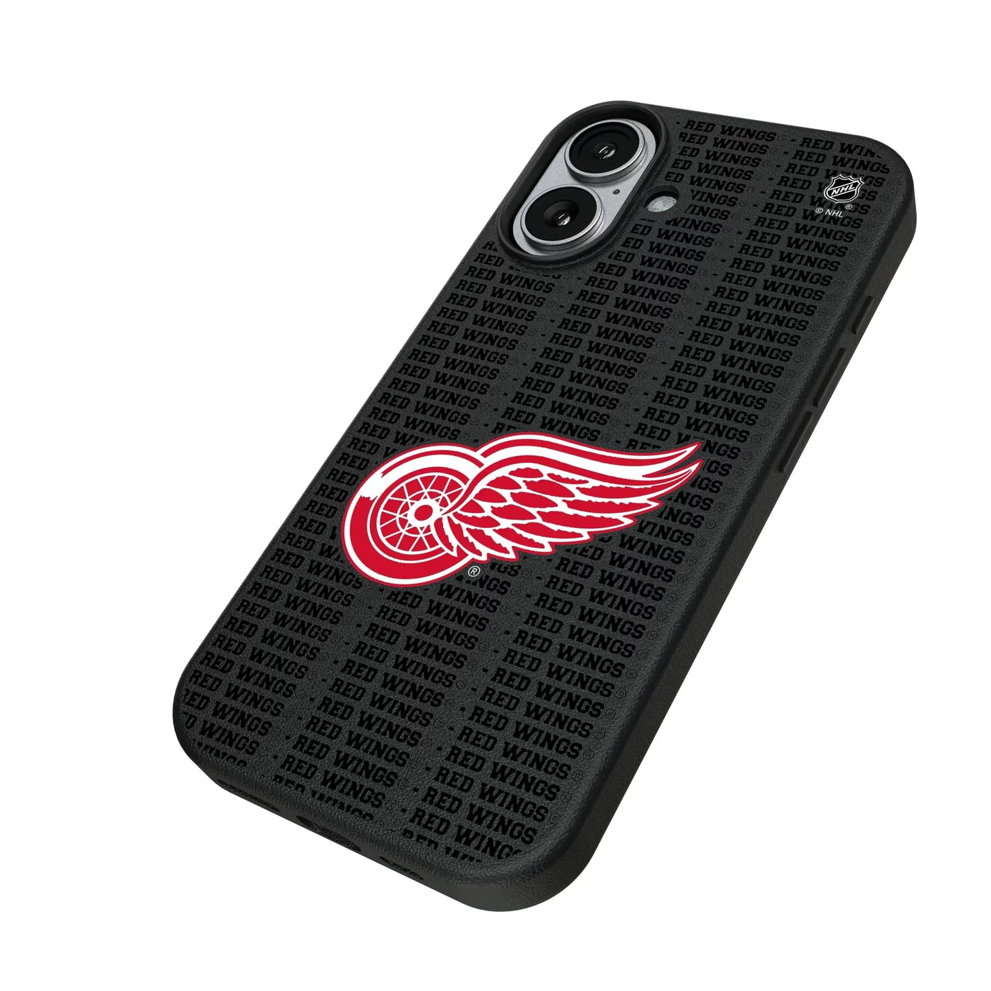 Detroit Red Wings Text Backdrop MagSafe Compatible Phone Case for Apple iPhone