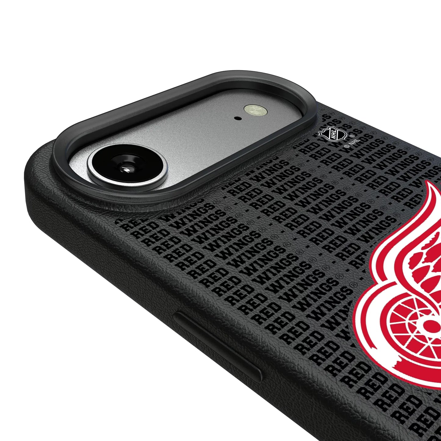 Detroit Red Wings Text Backdrop MagSafe Compatible Phone Case for Apple iPhone