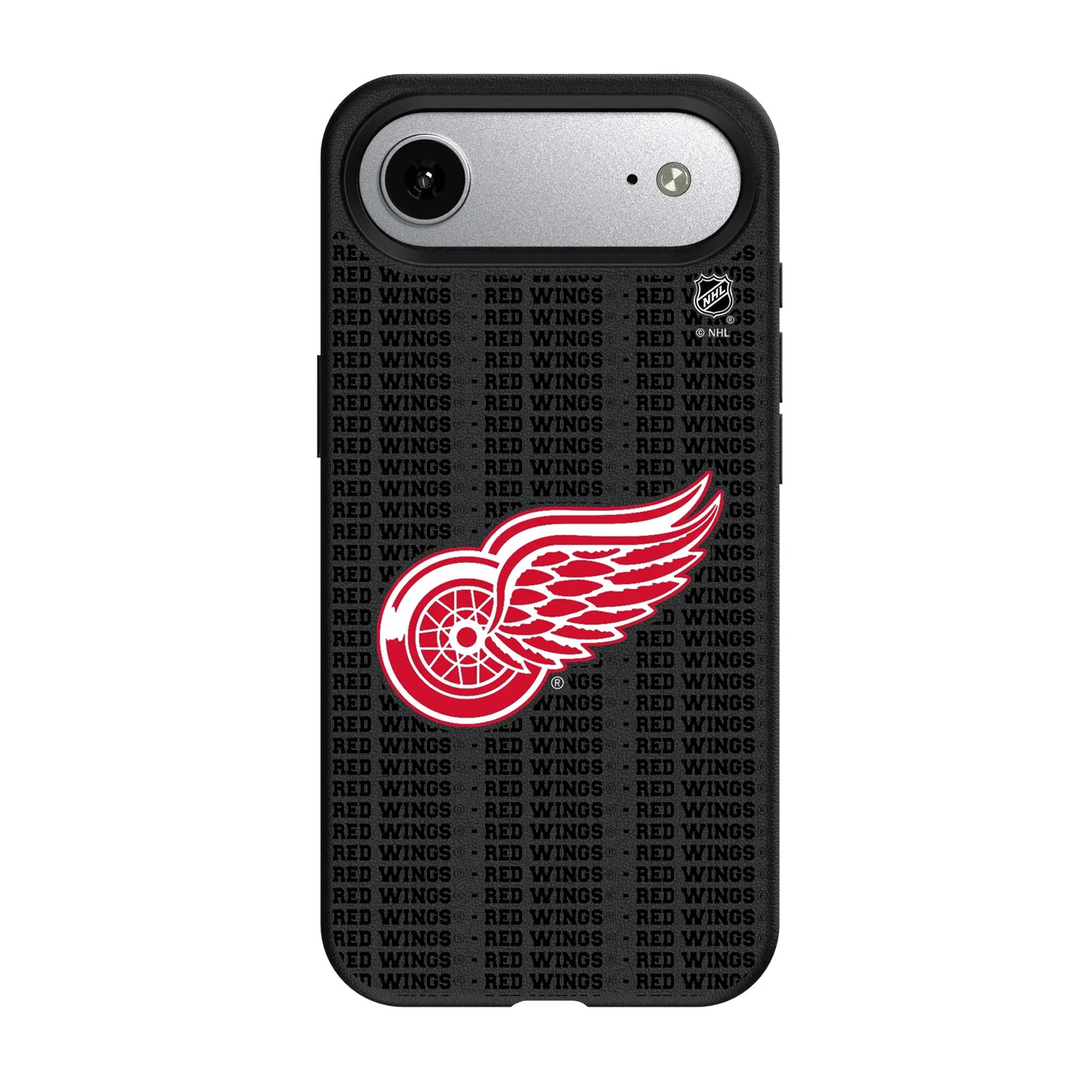 Detroit Red Wings Text Backdrop MagSafe Compatible Phone Case for Apple iPhone