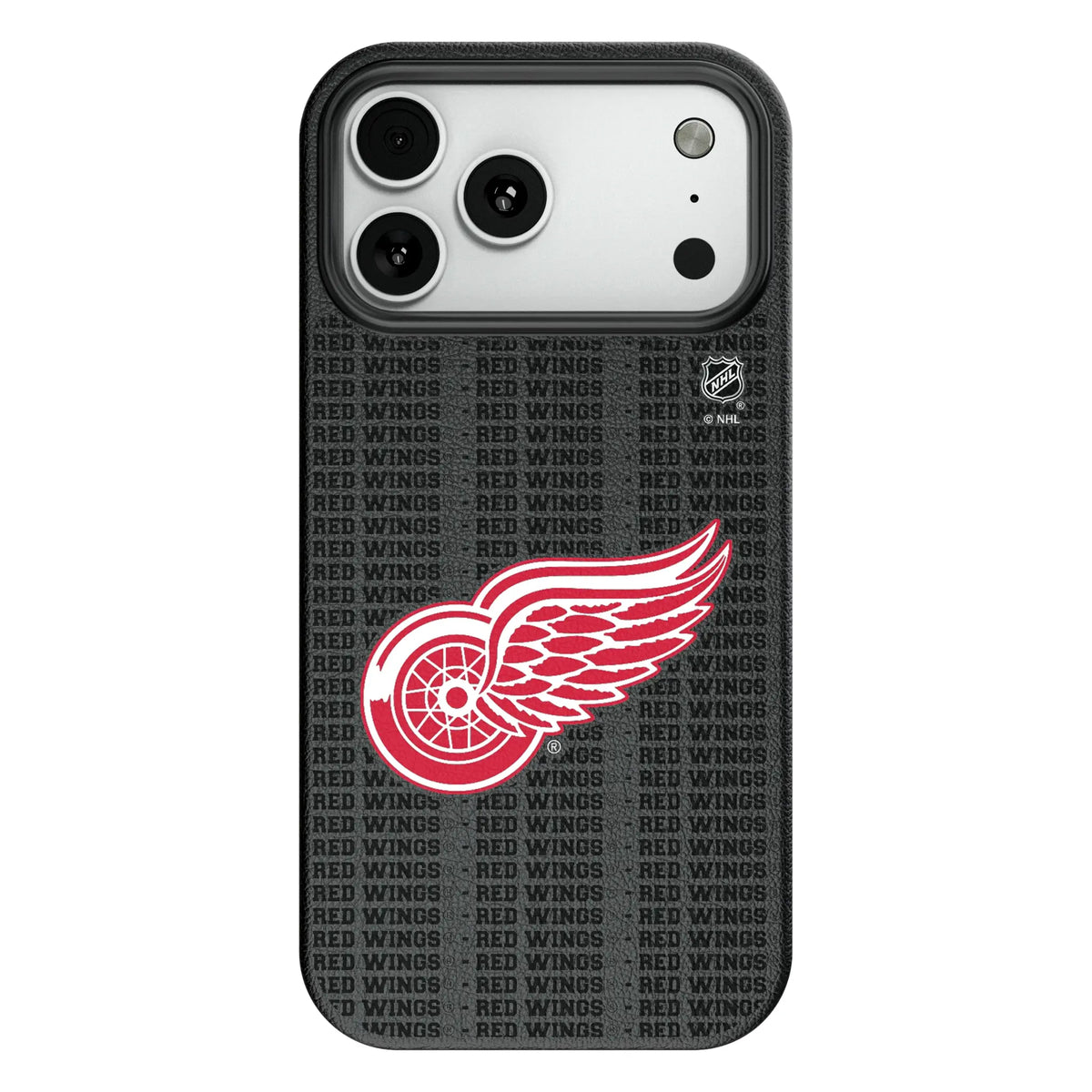 Detroit Red Wings Text Backdrop MagSafe Compatible Phone Case for Apple iPhone