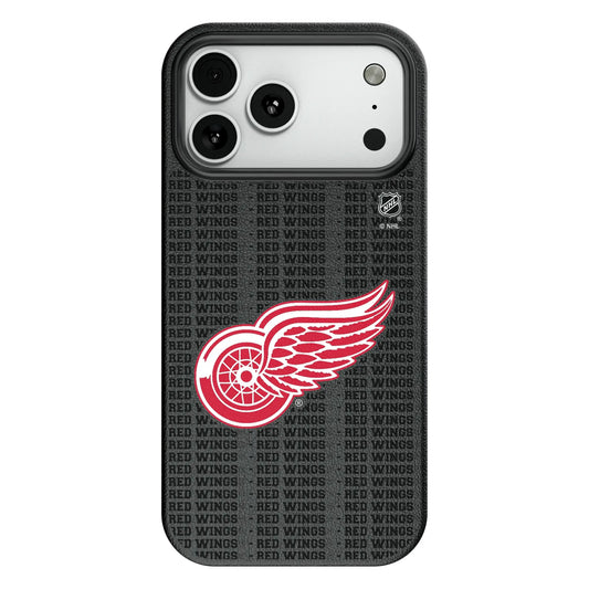 Detroit Red Wings Text Backdrop MagSafe Compatible Phone Case for Apple iPhone