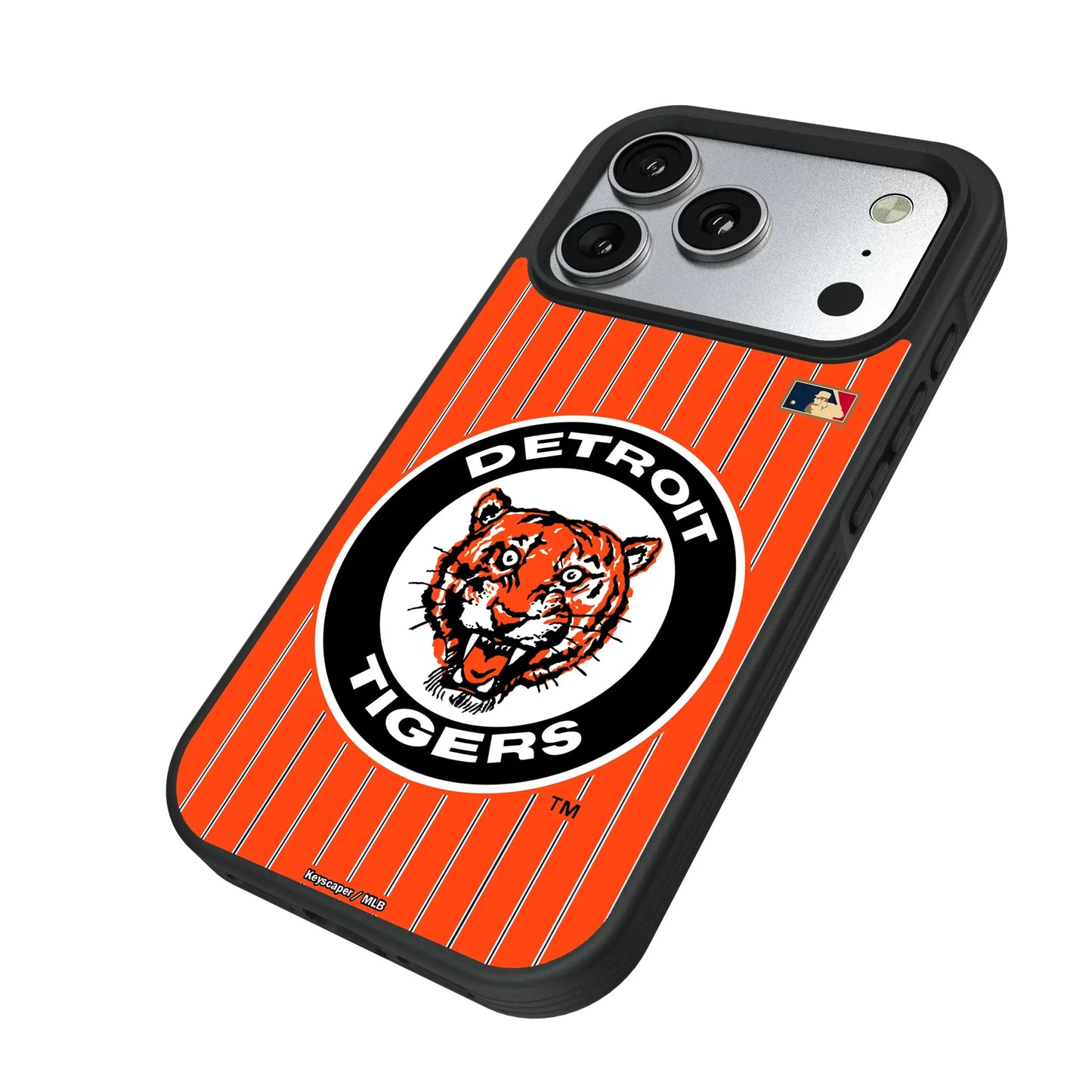 Detroit Tigers 1961-1963 - Cooperstown Collection Pinstripe Bump Phone Case for Apple iPhone