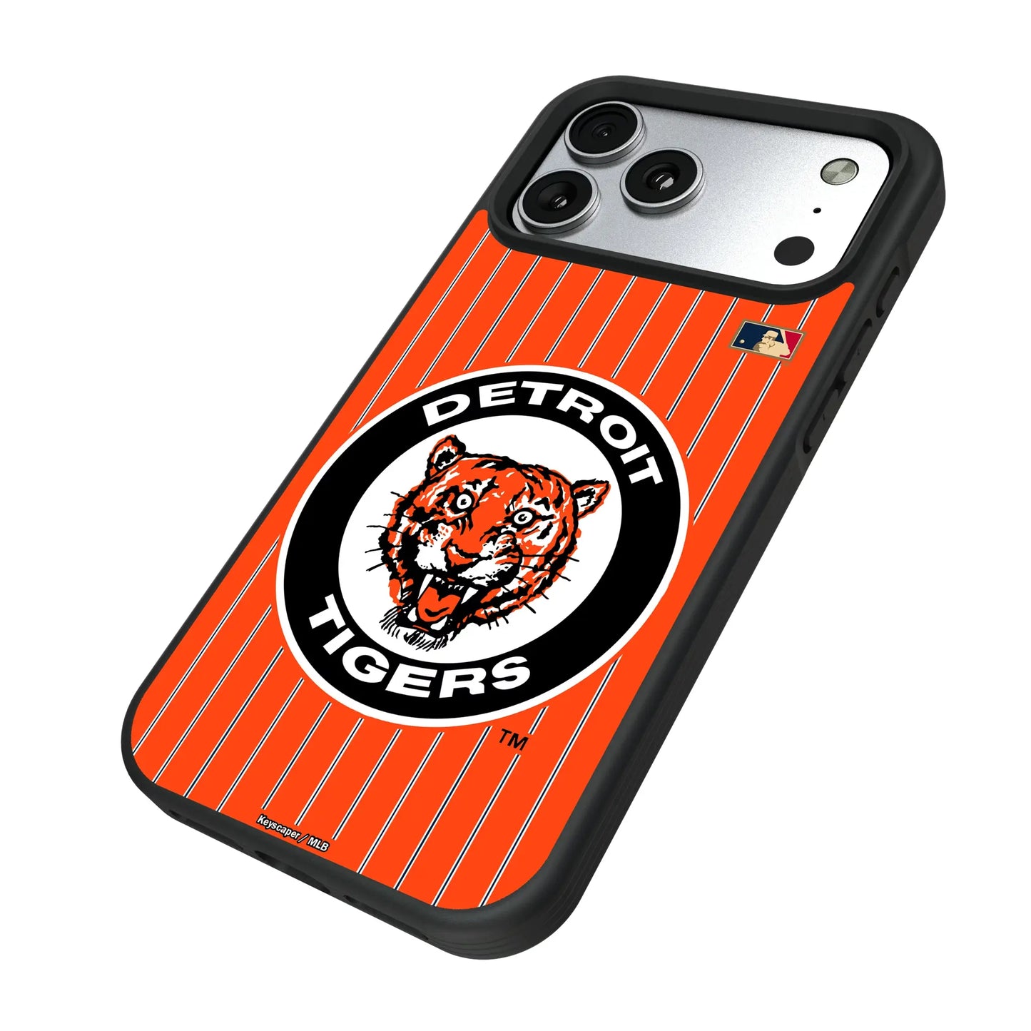 Detroit Tigers 1961-1963 - Cooperstown Collection Pinstripe Bump Phone Case for Apple iPhone