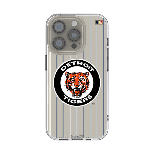 Detroit Tigers 1961-1963 - Cooperstown Collection Pinstripe Clear Phone Case for Apple iPhone