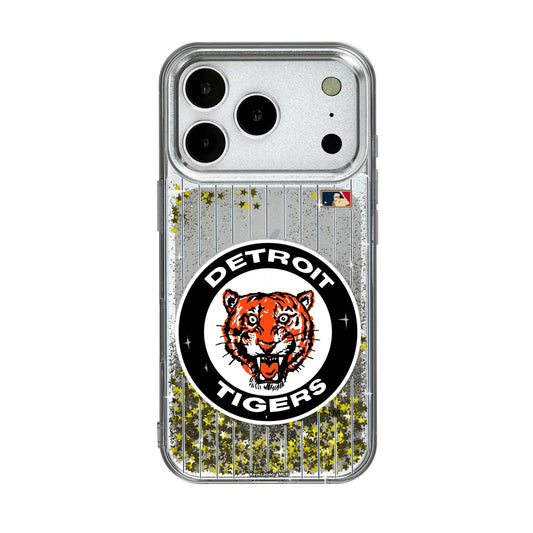 Detroit Tigers 1961-1963 - Cooperstown Collection Pinstripe Glitter Phone Case for Apple iPhone