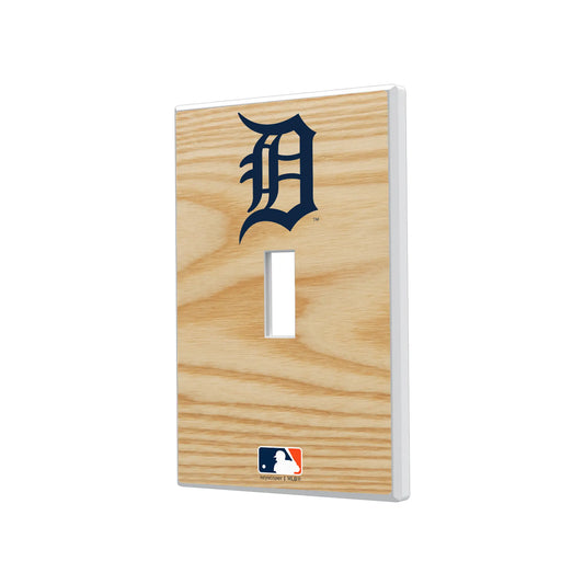 Detroit Tigers Baseball Bat Hidden-Screw Light Switch Plate