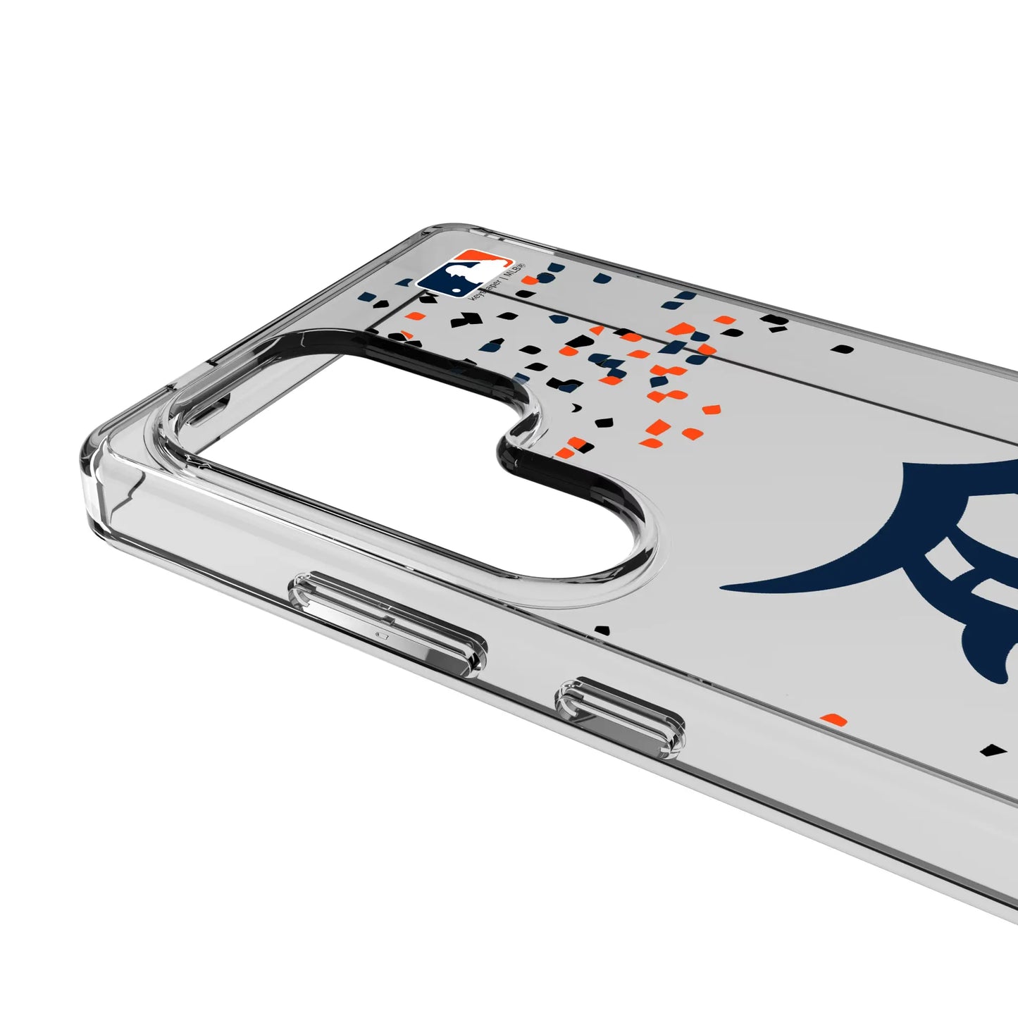 Detroit Tigers Confetti Clear Phone Case for Samsung Galaxy