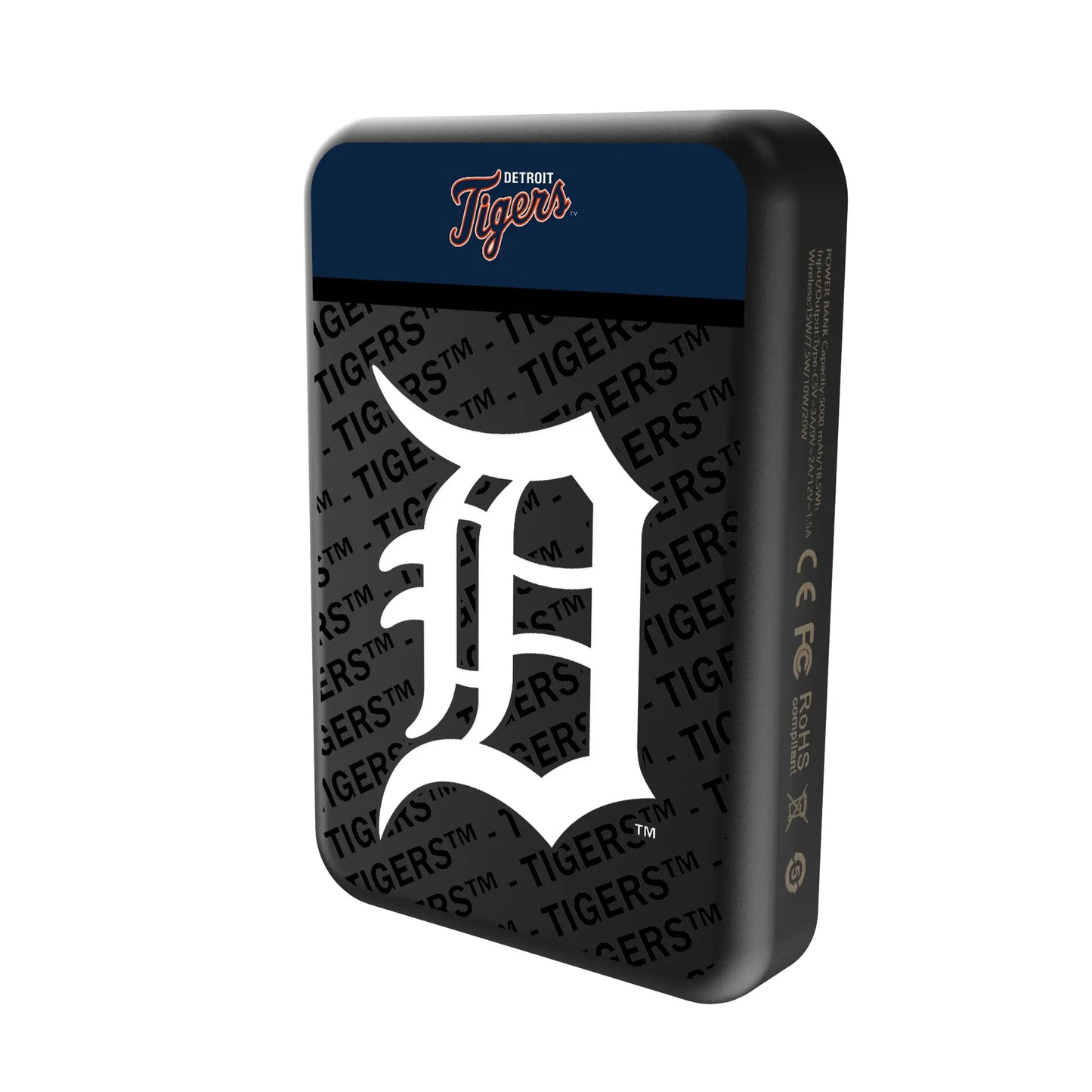 Detroit Tigers Endzone Plus Wireless Mag Power Bank