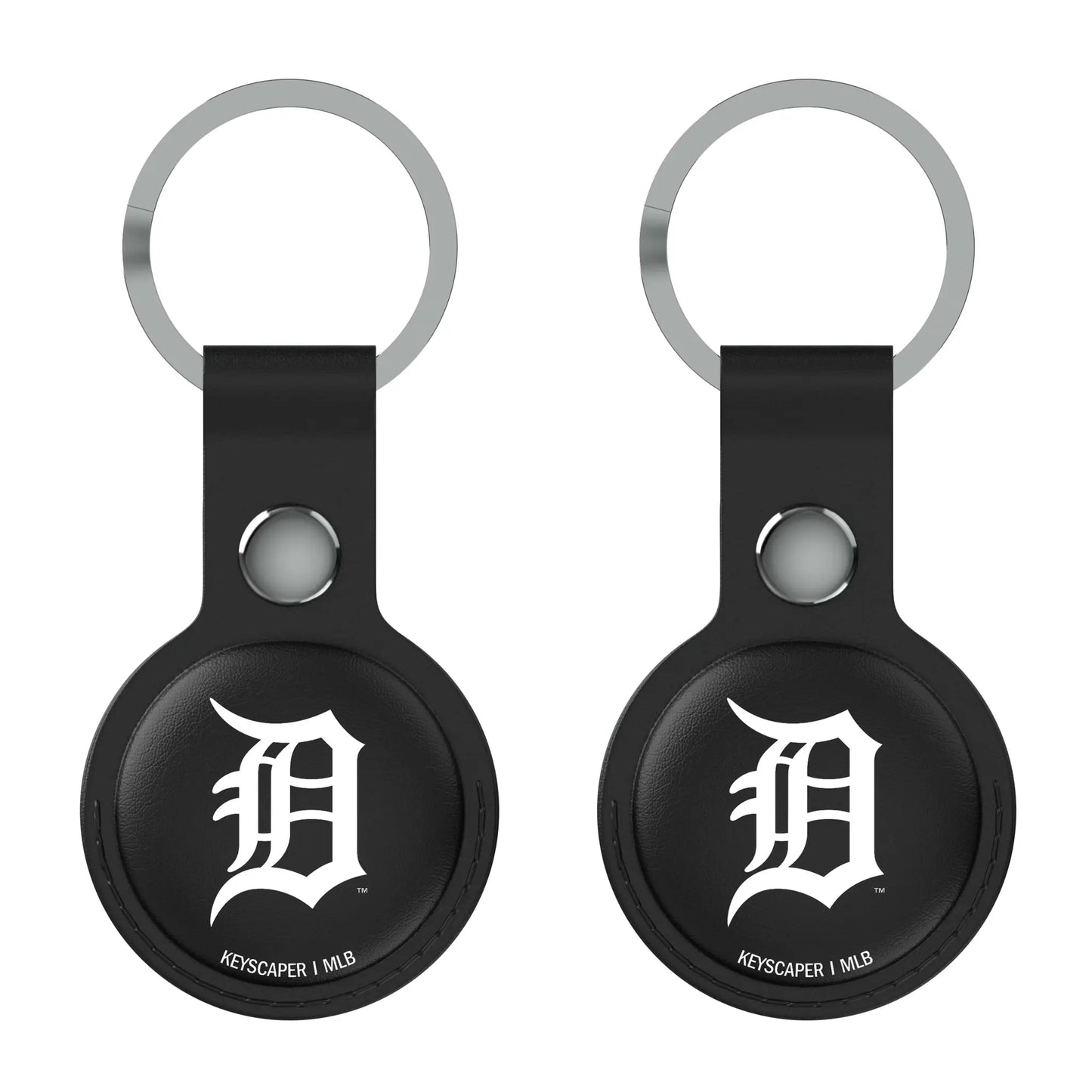 Detroit Tigers Insignia Black Airtag Holder 2-Pack